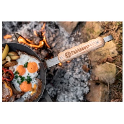 Wooden handle for Wrought-Iron Pans Petromax