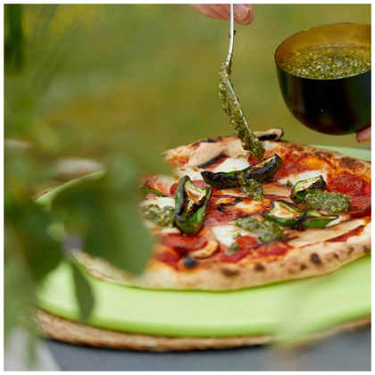 Φούρνος Cozze 17 Pizza με περιστρεφόμενη πέτρα πίτσας και φως LED